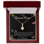 To My Bonus Mom Necklace Love Always Greatest Mother's Day Gift Necklace Mother's Day Alluring Beautiful Necklace
