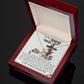 Mom Necklace Gift, To My Badass Mom Neckalce, Funny Gift For Mom On Mother's Day Necklace, Mother's Day Alluring Beautiful Necklace