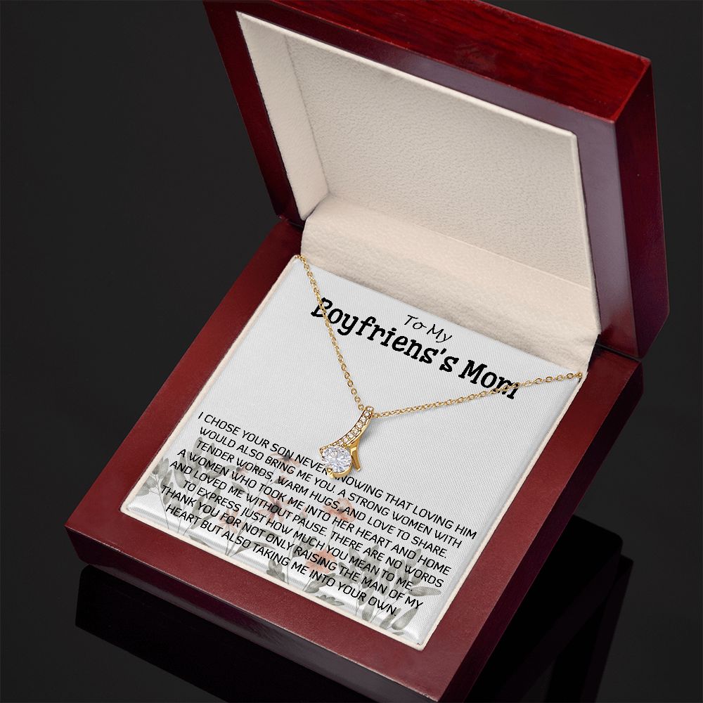 Mother-In-Law Necklace, Gift To My Boyfriend's Mom Necklace, Gift For Future Mother-In-Law, Mother's Day Alluring Beautiful Necklace