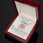 Mom Necklace Gift, To My Loving Mom Neckalce, You Held Me When Times were Tough, You are My Rock, Mother's Day Alluring Beautiful Necklace