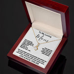 To My Loving Mom - Love Always Your Son Necklace, Mother's Day Alluring Beautiful Necklace