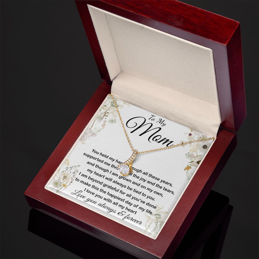 Mom Necklace - To My Mom - Love You Always And Forever - Mother's Day Gift Mother's Day Alluring Beautiful Necklace