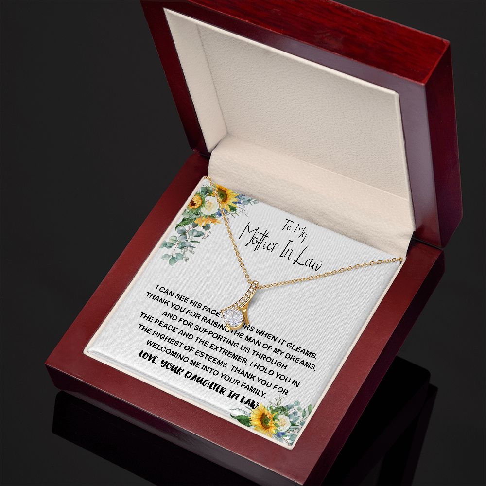 Mother-In-Law Necklace, Mother In Law Necklace Gift - Man Of My Dream Necklace From Your Daughter In Law, Mother's Day Alluring Beautiful Necklace