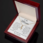 Mom Necklace - To Mom Necklace, Gorgeous Necklace for Mom from Daughter Mother's Day Alluring Beautiful Necklace