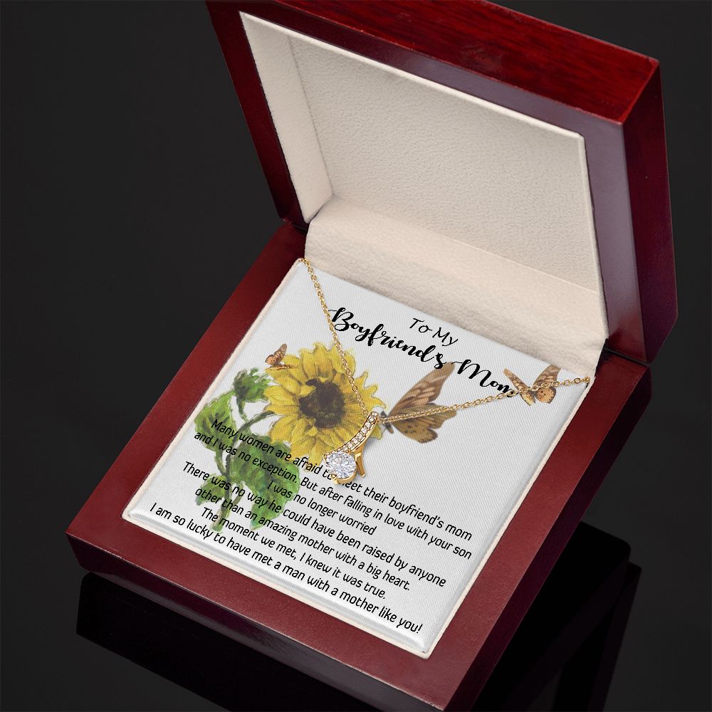 Mom Necklace, Mother-In-Law Necklace, Gift To My Boyfriend's Mom Necklace, Mother's Day Gift, Mother's Day Alluring Beautiful Necklace