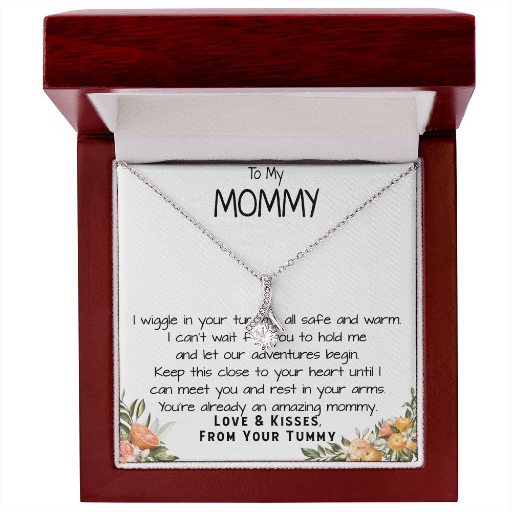Mommy Necklace, To My Mommy Necklace, Gift For Mom To Be Necklace, Gift For First Time Mom, Expecting Mother Necklace, New Mom Necklace Gift Mother's Day Alluring Beautiful Necklace