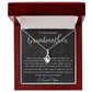 Grandmother Necklace, To My Beautiful Grandmother Necklace, Mother's Day Gift For Grandma Grandmother, Thank You Mother's Day Alluring Beautiful Necklace