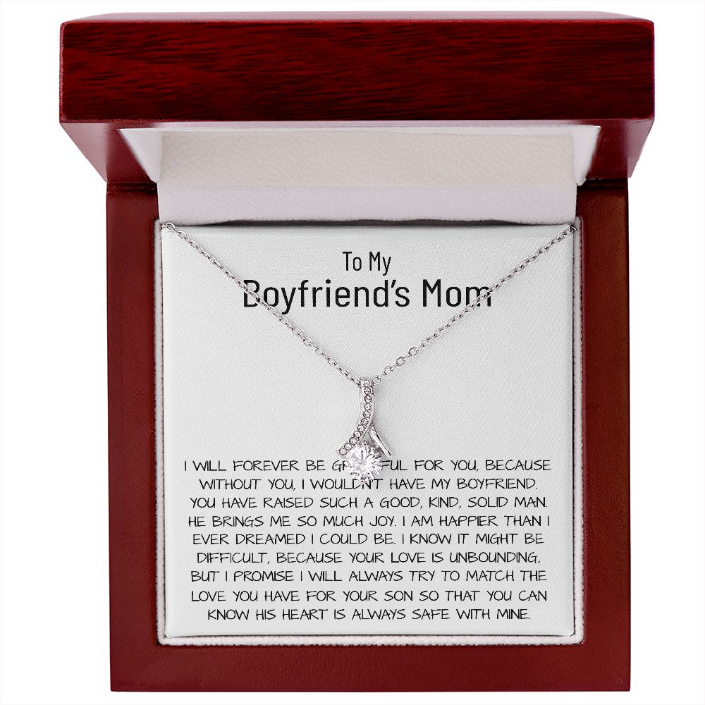 Mom Necklace, Mother-In-Law Necklace, Gift To My Boyfriend's Mom Necklace, Gift For Future Mother-In-Law, Mother's Day Alluring Beautiful Necklace