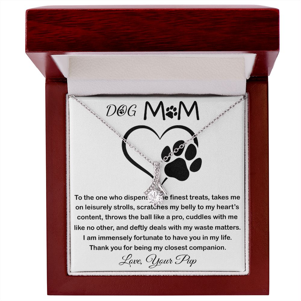 Mom Necklace - To My Dog Mom - Love You Always And Forever - Mother's Day Gift Mother's Day Alluring Beautiful Necklace