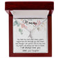 Mom Necklace, To My Mom Necklace Card – Alluring Beauty Necklace – Jewelry For Mom Gifts Mother's Day Alluring Beautiful Necklace