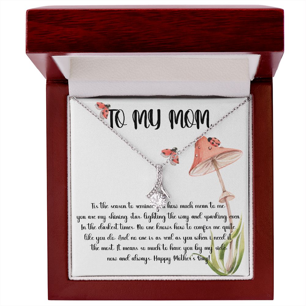 Mom Necklace, Gift Necklace For Mom Always Love You, Mother Necklace, Mother's Day Alluring Beautiful Necklace