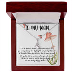 Mom Necklace, Gift Necklace For Mom Always Love You, Mother Necklace, Mother's Day Alluring Beautiful Necklace