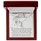 Mother-In-Law Necklace, Best Mother In Law Birthday Necklace, To My Mother In Law Necklace Mother's Day Alluring Beautiful Necklace