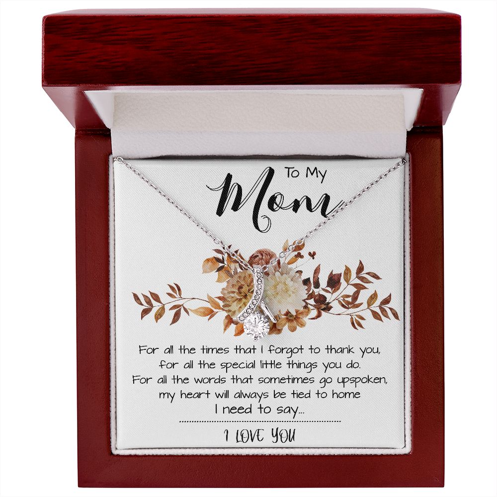 Mom Necklace, Mom Gift From Daughter, Mother Day Necklace Meaningful For Mom Christmas Gift For Mom Necklace, Mother's Day Alluring Beautiful Necklace