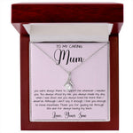 Gift For Mom From Son To My Caring Mum Necklace, Gift For Mother's Day Jewelry Mother's Day Alluring Beautiful Necklace