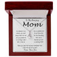 Mom Necklace - To Mom Necklace, Gift for Mom from Son Mother's Day Alluring Beautiful Necklace