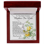 Mother-In-Law Necklace, Thank You To Mother-In-Law Necklace Gift, Mother's Day Alluring Beautiful Necklace