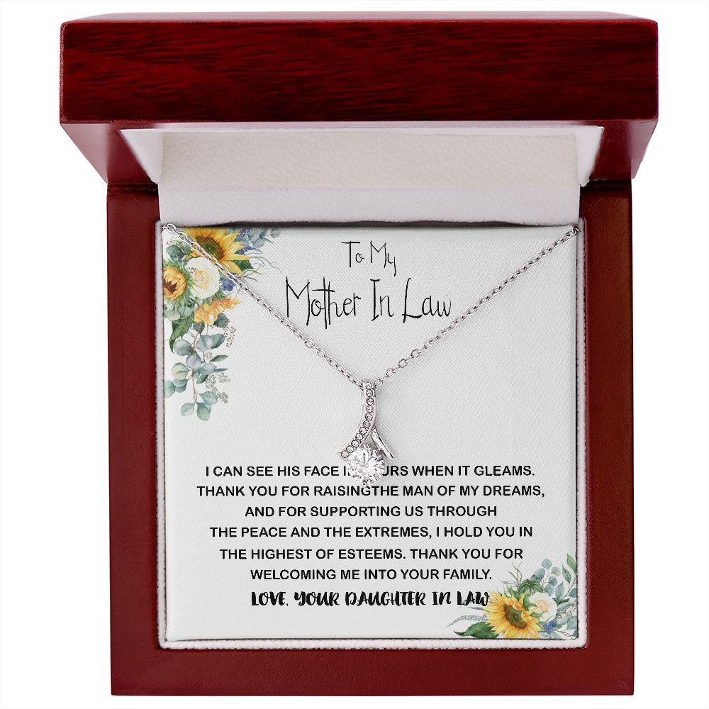 Mother-In-Law Necklace, Mother In Law Necklace Gift - Man Of My Dream Necklace From Your Daughter In Law, Mother's Day Alluring Beautiful Necklace