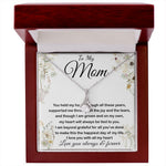 Mom Necklace - To My Mom - Love You Always And Forever - Mother's Day Gift Mother's Day Alluring Beautiful Necklace