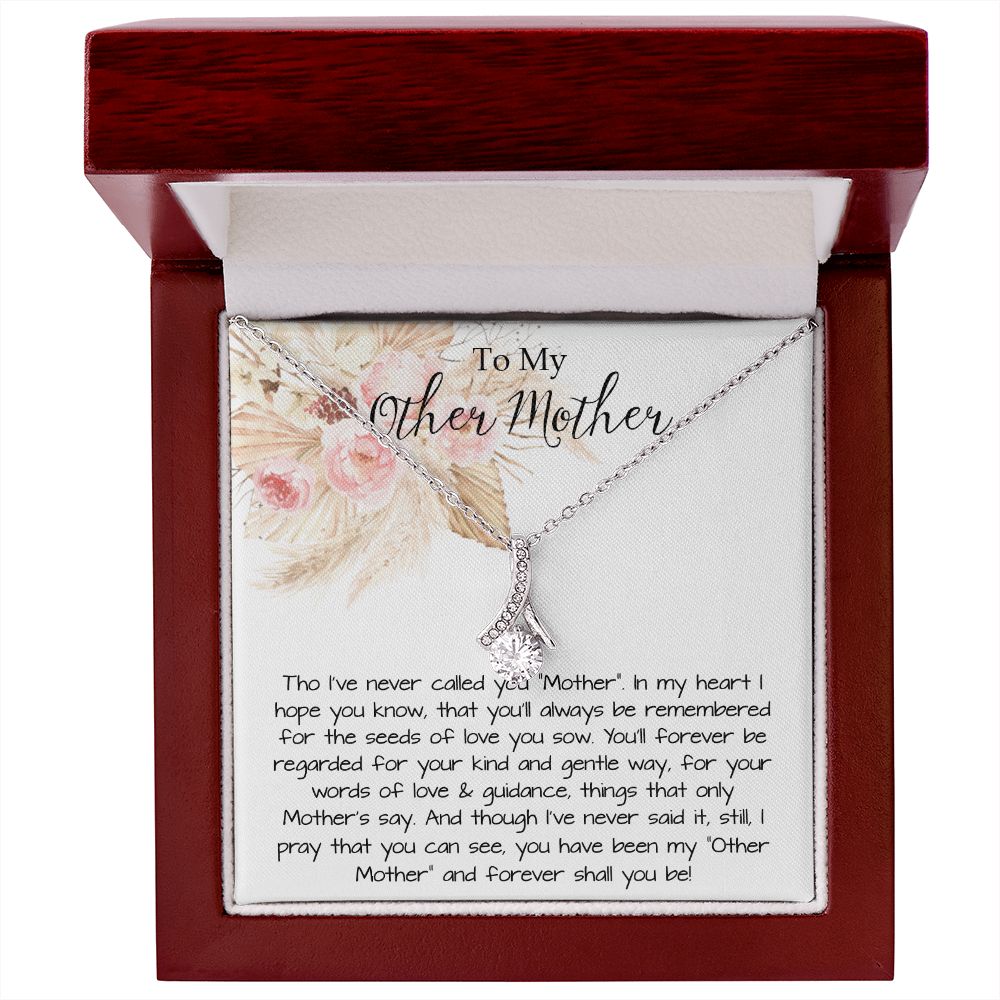 Bonus Mom Necklace, To My Other Mother Necklace, Gift For Second Mom, Mother-In-Law, Bonus Mom Mother's Day Alluring Beautiful Necklace