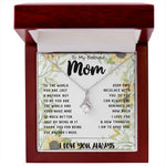 To My Mom - You Are The World Mother's Day Necklace, Mother's Day Alluring Beautiful Necklace