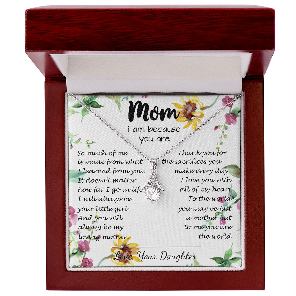 To My Mom Neckalce - Thank You For Sacrifices You Make Every Day Mother's Day Alluring Beautiful Necklace