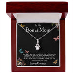 To My Bonus Mom Necklace Love Always Greatest Mother's Day Gift Necklace Mother's Day Alluring Beautiful Necklace