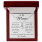 Mom Necklace - To Mom Necklace, Gorgeous Necklace for Mom from Daughter Mother's Day Alluring Beautiful Necklace