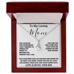 To My Loving Mom - Love Always Your Son Necklace, Mother's Day Alluring Beautiful Necklace