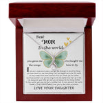 Mom Necklace Gift - Daughter Gift To Best Mom, You Gave Me The Wings To Fly Mom Necklace Mother's Day Alluring Beautiful Necklace