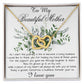 Mom Necklace, Son To My Mother Necklace On Wedding Day Gift For Mom, Mother Of The Groom Gift From Groom Mother's Day Interlocking Hearts Necklace
