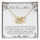 Mom Necklace, Stepmom Necklace, Bonus Mom Necklace, Mother's Day Gift For Step Mom Necklace Mother's Day Interlocking Hearts Necklace