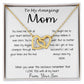 Mom Necklace - Gift For Mom From Son - You Have Been My Biggest Champion Mother's Day Gift Mother's Day Interlocking Hearts Necklace