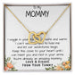 Mommy Necklace, To My Mommy Necklace, Gift For Mom To Be Necklace, Gift For First Time Mom, Expecting Mother Necklace, New Mom Necklace Gift Mother's Day Interlocking Hearts Necklace