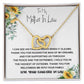 Mother-In-Law Necklace, Mother In Law Necklace Gift - Man Of My Dream Necklace From Your Daughter In Law Mother's Day Interlocking Hearts Necklace