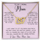 Gift For Caring Mom Form Son, To My Mom Necklace Gift For Mother's Day Mother's Day Interlocking Hearts Necklace