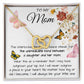Mom Necklace Gift - To My Mom - Gift From Daughter - Mother's Day Necklace Mother's Day Interlocking Hearts Necklace