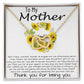 Mom Necklace, To My Mother Necklace Gift For Mom, Mother's Day Necklace From Daughter Son Mother's Day Interlocking Hearts Necklace