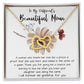 Mom Necklace Gift, To My Girlfriend's Mom Necklace, Gift For Girlfriend's Mom, Mother Of The Bride Mother's Day Interlocking Hearts Necklace