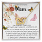 Mom Necklace Gift - To My Mom - Twists & Turns Gift Set Mom Necklace Mother's Day Interlocking Hearts Necklace