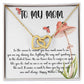Mom Necklace, Gift Necklace For Mom Always Love You, Mother Necklace Mother's Day Interlocking Hearts Necklace