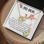 Mom Necklace, Gift Necklace For Mom Always Love You, Mother Necklace Mother's Day Interlocking Hearts Necklace