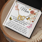Mom Necklace Gift - To My Mom - Gift From Daughter - Mother's Day Necklace Mother's Day Interlocking Hearts Necklace