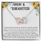 Mom Necklace, Mother Daughter Necklace, Gift For Mom, Mom Necklace, Birthday Gift Necklace Mother's Day Interlocking Hearts Necklace