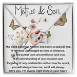 Mom Necklace, Mother and Son Gift, Gift For Mom From Son, Sentimental Gifts For Mom From Son,  Mother's Day Necklace Mother's Day Interlocking Hearts Necklace