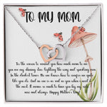 Mom Necklace, Gift Necklace For Mom Always Love You, Mother Necklace Mother's Day Interlocking Hearts Necklace