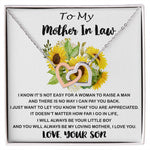 Mom Necklace Gift - You Are Appreciated Necklace, Gift For Her, Mother's Day Gift To My Mom Necklace Mother's Day Interlocking Hearts Necklace