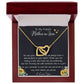 To My Future Mother In Law, Wedding For Her Mother's Gift Necklace Mother's Day Interlocking Hearts Necklace