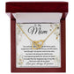 Mom Necklace - To My Mom - Love You Always And Forever - Mother's Day Gift Mother's Day Interlocking Hearts Necklace