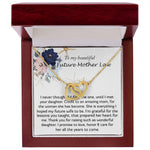 Mother-In-Law Necklace, Necklace Gift For Future Mother-In-Law From Future Son-In-Law, To My Future Mother-In-Law Mother's Day Interlocking Hearts Necklace
